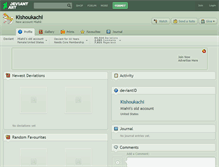 Tablet Screenshot of kishoukachi.deviantart.com