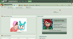 Desktop Screenshot of happylonliness.deviantart.com
