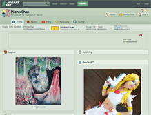 Tablet Screenshot of piichixchan.deviantart.com