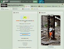 Tablet Screenshot of aperturescinnovators.deviantart.com