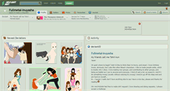 Desktop Screenshot of fullmetal-inuyasha.deviantart.com
