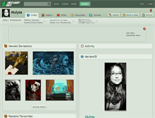 Tablet Screenshot of mulysa.deviantart.com