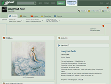 Tablet Screenshot of doughnut-hole.deviantart.com