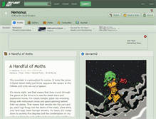 Tablet Screenshot of nemonus.deviantart.com