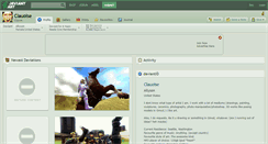 Desktop Screenshot of clauoise.deviantart.com