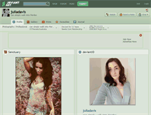 Tablet Screenshot of juliadavis.deviantart.com
