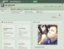 Tablet Screenshot of click-click-scott.deviantart.com