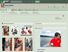 Tablet Screenshot of max-chaney.deviantart.com