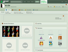 Tablet Screenshot of mrl-gbr.deviantart.com