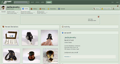 Desktop Screenshot of jandajewelry.deviantart.com