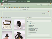 Tablet Screenshot of jandajewelry.deviantart.com