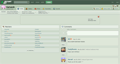 Desktop Screenshot of kamarah.deviantart.com