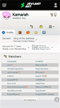 Mobile Screenshot of kamarah.deviantart.com