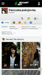 Mobile Screenshot of francuska-pokojowka.deviantart.com