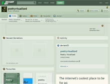 Tablet Screenshot of poetryvisualized.deviantart.com