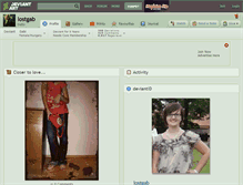 Tablet Screenshot of lostgab.deviantart.com
