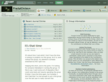 Tablet Screenshot of fractalcircles.deviantart.com