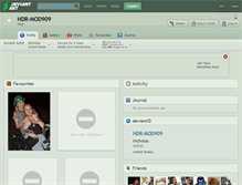 Tablet Screenshot of hdr-mod909.deviantart.com