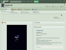 Tablet Screenshot of mchell-mal.deviantart.com