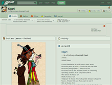 Tablet Screenshot of kigari.deviantart.com