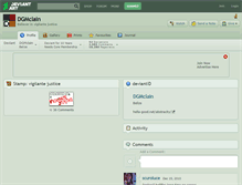 Tablet Screenshot of dgmclain.deviantart.com