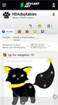 Mobile Screenshot of ndadoptables.deviantart.com