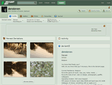 Tablet Screenshot of densteven.deviantart.com