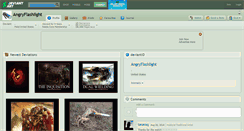 Desktop Screenshot of angryflashlight.deviantart.com