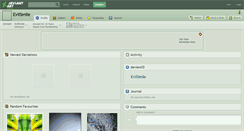 Desktop Screenshot of evilsmile.deviantart.com