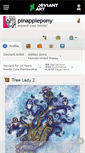 Mobile Screenshot of pinapplepony.deviantart.com
