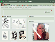 Tablet Screenshot of giovannag.deviantart.com