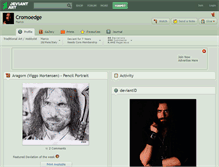 Tablet Screenshot of cromoedge.deviantart.com