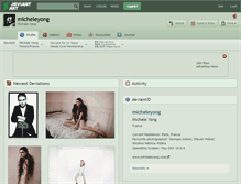 Tablet Screenshot of micheleyong.deviantart.com