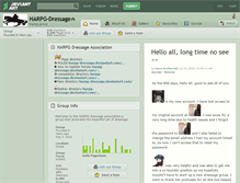 Tablet Screenshot of harpg-dressage.deviantart.com