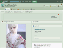 Tablet Screenshot of kawaiikitsunekoko.deviantart.com