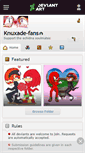 Mobile Screenshot of knuxade-fans.deviantart.com