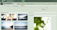 Desktop Screenshot of momo-photography2.deviantart.com
