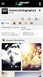 Mobile Screenshot of momo-photography2.deviantart.com