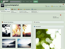 Tablet Screenshot of momo-photography2.deviantart.com