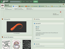 Tablet Screenshot of doc-d.deviantart.com