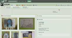 Desktop Screenshot of handmagic.deviantart.com