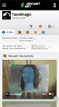 Mobile Screenshot of handmagic.deviantart.com
