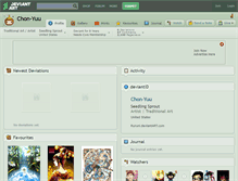 Tablet Screenshot of chon-yuu.deviantart.com