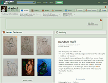 Tablet Screenshot of kiraabsol.deviantart.com