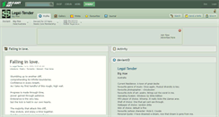 Desktop Screenshot of legal-tender.deviantart.com