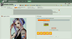 Desktop Screenshot of epileptic-zombie.deviantart.com