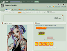 Tablet Screenshot of epileptic-zombie.deviantart.com