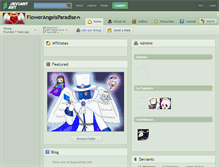 Tablet Screenshot of flowerangelsparadise.deviantart.com