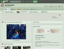 Tablet Screenshot of jcproductions.deviantart.com