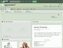 Tablet Screenshot of mokonarulez277.deviantart.com